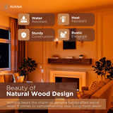 Avana Rustic Fireplace Mantle Shelf 60 Inches - Handcrafted Wood Mantles For Over Fireplace - Wall Mounted Farmhouse Fireplace Mantel Shelf - Floating Fireplace Mantels 60 X 8 X 5 - Rustic Traditional Avana