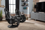 RESPAWN 900 Gaming Recliner - Video Games Console Recliner Chair, Computer Recliner, Adjustable Leg Rest and Recline, Recliner with Cupholder, Reclining Gaming Chair with Footrest - Gray RESPAWN