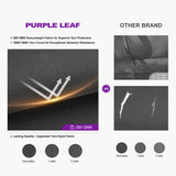 PURPLE LEAF 10' X 13' Outdoor Retractable Pergola with Sun Shade Canopy Patio Metal Shelter for Porch Garden Beach Pavilion Grill Gazebo Modern Yard Grape Trellis Pergola, Gray PURPLE LEAF