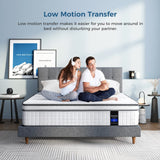 Inofia Twin Mattress, 10 Inch Twin Size Hybrid Mattress with Cool Memory Foam, Breathable Comfortable Single Mattress, Motion Isolating Individually Wrapped Coils, Supportive&Pressure Relief Inofia