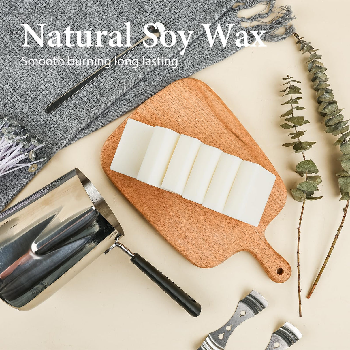 SAEUYVB Candle Making Kit, Complete Candle Making Kit for Adults, DIY Starter Soy Candle Making Supplies/Kit, DIY Arts & Crafts Kits Perfect as Home Decorations SAEUYVB