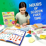 BRYTE Ultimate Rainbow Origami Kit with 450 Fun Colorful Papers, Gift-Ready Crafts for Girls Kids Ages 8-12 BRYTE