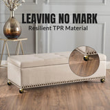 2 inch Antique Brass Ball Casters, Vintage Furniture Caster Wheels, Swivel Caster, Set of 4 for Furniture, Sofa, Coffee Table, Cabinet, Kitchen Cart HOLKIE