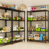 Storage Shelves Heavy Duty, 36" L x 14" W x 54" H Garage Wire Shelving Unit Loads 1400LBS, 4-Tier Adjustable Metal Industrial Utility Shelf Rack for Kitchen, Laundry Room, Pantry, Warehouse, Basement ROOMTEC