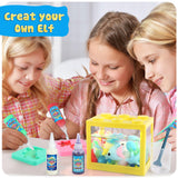 wookidel Magic Water Elf Toy Kit, Aqua Fairy Water Gel Kit with 20PCS Magic Gels and Animal Molds, Gift for Christmas, Easter, Birthday,Creative Art Craft Kits for Girls Boys 6 7 8 9 10 Year Old wookidel