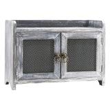 COLLECTIVE HOME - Storage Cabinet, Mini Countertop Cabinet, Wood Organizer for Kitchen Living Room Bedroom Bathroom Office with Magnetic Door, 14.5 x 6.5 x 10 (Gray) COLLECTIVE HOME