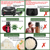 Complete Candle Making Kit With Wax Melter, Candle Making Supplies, DIY Arts&Crafts Kits Gift For Adults,Beginners,Including Bees Wax,500w Electric Stove,Wicks,Rich Scents,Wick Clips,Pouring Pot Etc. Haccah