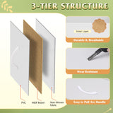 WLIVE White Dresser for Bedroom, Dresser TV Stand for 65, 70, 75 inch TV with Led Lights & Charging Station, Fabric Chest of Drawers with Open Shelves, 12 Drawer Dressers for Closet, Living Room WLIVE