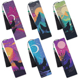 Wolf Diamond Art Bookmarks - 6 Pcs Wild Animal Diamond Painting Bookmarks, Wolf Theme 3D DIY Gem Art Rhinestone Crafts Kit for Adult Sitsink