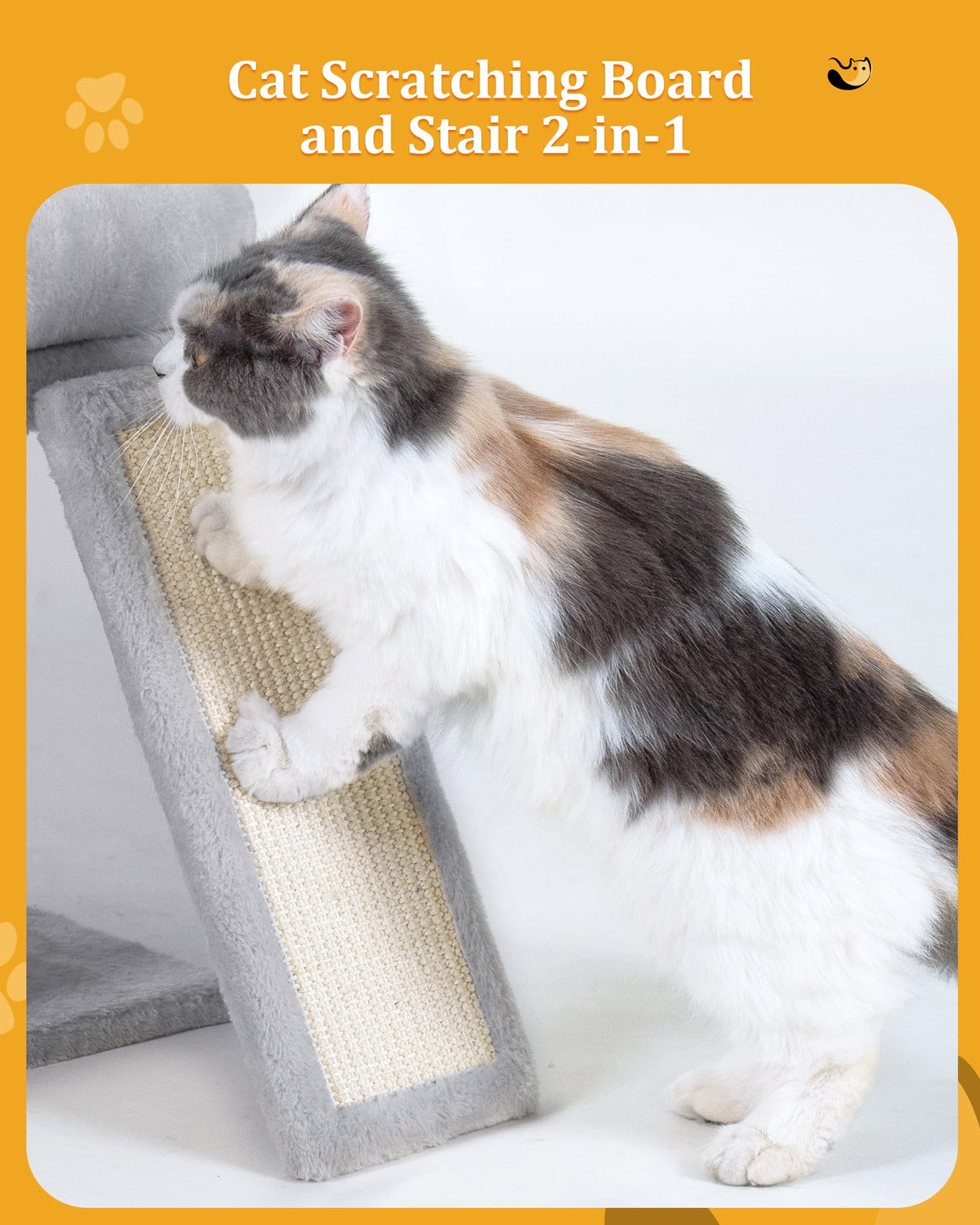Aechonow Cat Tree Tower for Large Cat, Cat Bed House with Large Perch for Adult Cats, 20 * 16.5 Inch Big Platform for Indoor with Super Cozy Mat, Large Condo with Scratching Post, Light Gray Aechonow