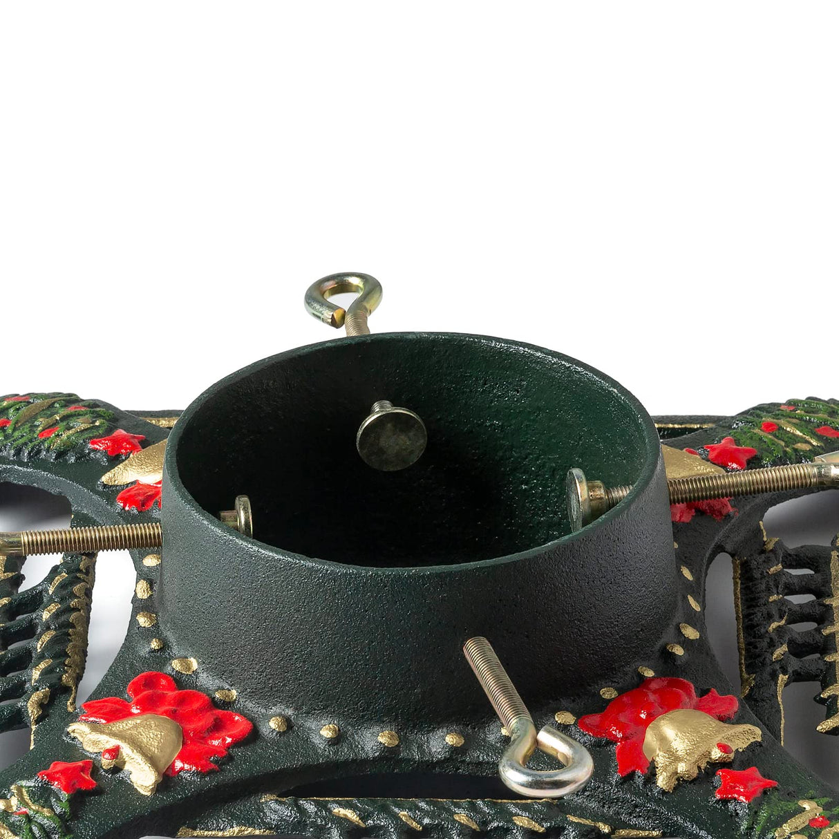 Ventray Christmas Tree Stand with Water Reservoir, 13.66x13.66x5.51 Inches,Classic Heavy Duty Universal Xmas Tree Artificial Trunks Stand Pine Tree Base Holder for Real Trees,Deer Ventray