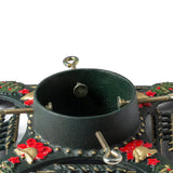 Ventray Christmas Tree Stand with Water Reservoir, 13.66x13.66x5.51 Inches,Classic Heavy Duty Universal Xmas Tree Artificial Trunks Stand Pine Tree Base Holder for Real Trees,Deer Ventray