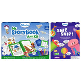 Skillmatics Storybook Art Kit All My Adventures & Snip, Snip Bundle, Gifts for Toddlers, Girls & Boys Ages 5, 6, 7, 8, 9, 10 Skillmatics