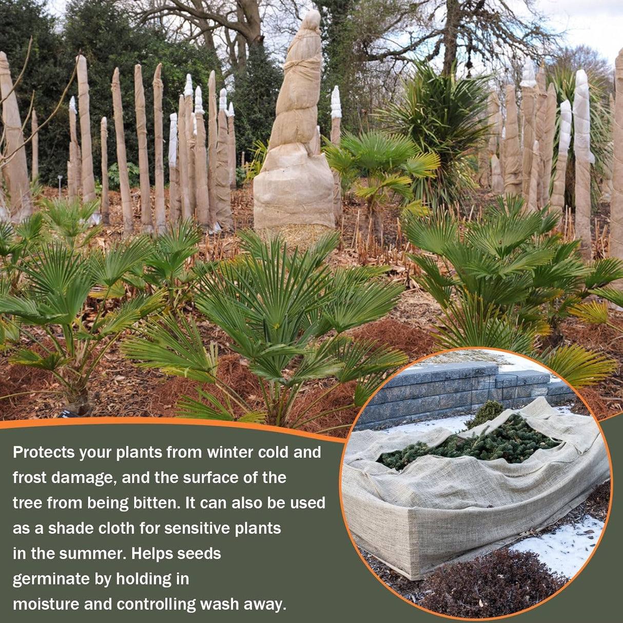 AK TRADING CO. 40" Wide Burlap Fabric 10oz Natural - Heavy Duty 100% Jute Material for Upholstery, Home Décor, Gardening, & Wedding Projects - Eco-Friendly & Biodegradable - 40 Inches x 5 Yards AK TRADING CO.