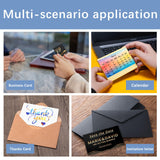 150 Pcs Sublimation Business Card Blanks Metal Bulk Aluminum Double Sides Name Cards Sublimation Blanks Products Heat Press Transfer Desk White sublimation business cards blank 3.4 x 2.1 x 0.01 Inch LaiHiulaan