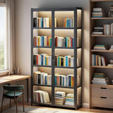 Curio Display Cabinet with Acrylic Doors, 5-Tier Bamboo Display Cases for Figurine, Curio Cabinet Toy Organizers Rack & Display Shelf for Home Office, Playroom, Living Room，Bedroom, 65in Generic