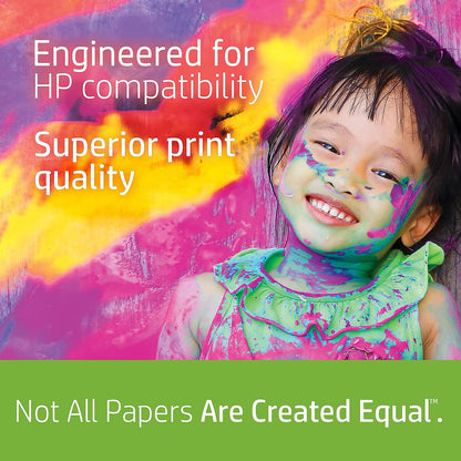 HP Printer Paper | 8.5 x 11 Paper | Office 20 lb | 5 Ream - 2,500 Sheets | 92 Bright | Made in USA - FSC Certified | 172160C