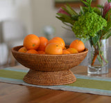 Kouboo La Jolla Rattan Fruit Bowl, Large, Honey-Brown Kouboo
