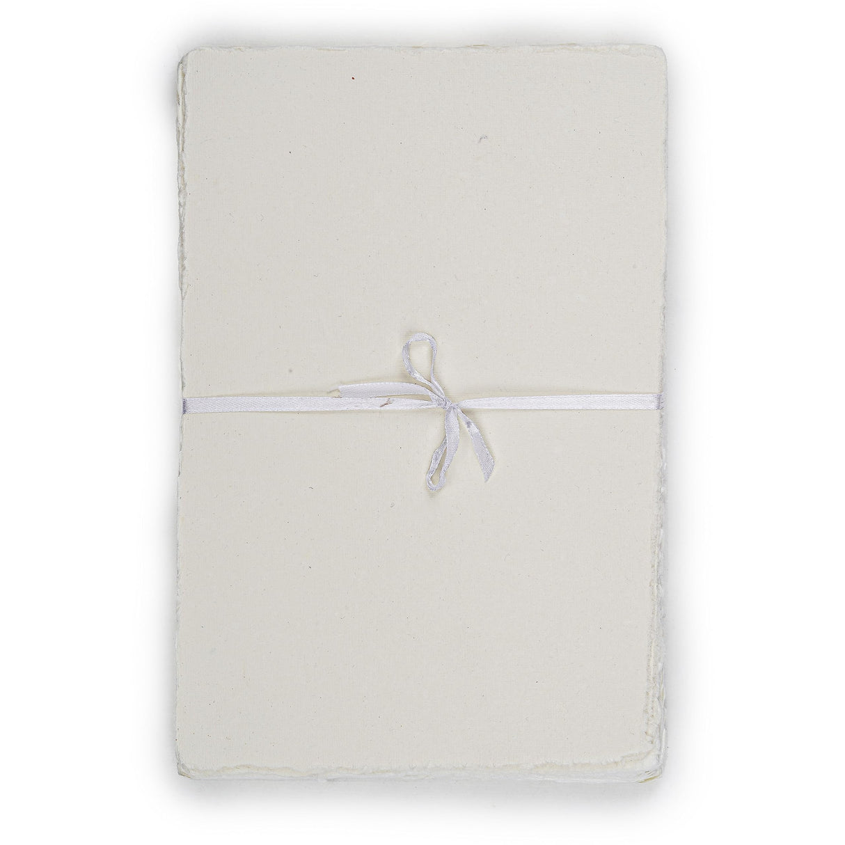 LEATHER VILLAGE Watercolor Paper - 6 X 4 inches, 50 Sheets - Mixed Media Watercolor Paper - 150 GSM Thick Deckle Edge Virgin Cotton Handmade Paper - Off White LEATHER VILLAGE