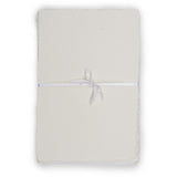 LEATHER VILLAGE Watercolor Paper - 6 X 4 inches, 50 Sheets - Mixed Media Watercolor Paper - 150 GSM Thick Deckle Edge Virgin Cotton Handmade Paper - Off White LEATHER VILLAGE