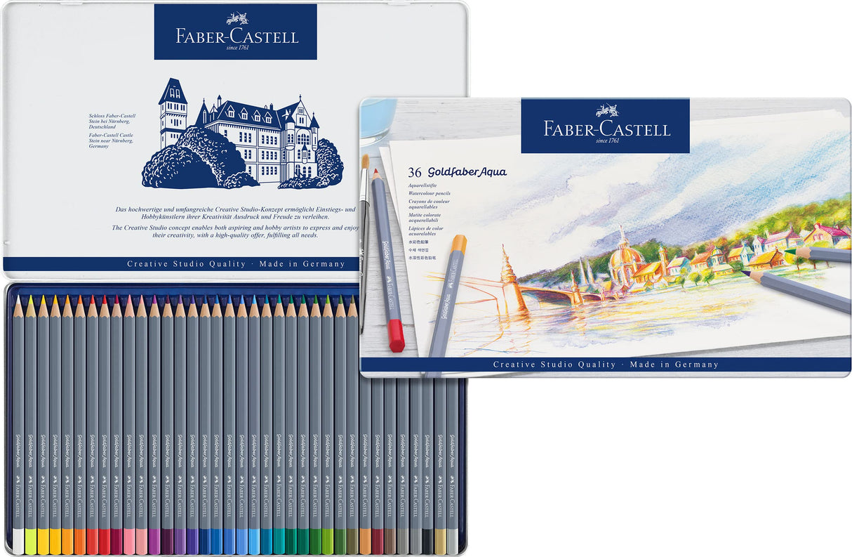 Faber-Castell Creative Studio Goldfaber Watercolor Pencils (36 Count) Faber-Castell
