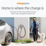 ChargePoint HomeFlex Level 2 EV Charger NACS, Hardwire Electric Car Charger Compatible with Tesla ChargePoint