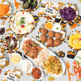 100 Pcs Construction Birthday Party Supplies - Construction Themed Plates and Napkins Forks Set, Disposable Dump Truck Tableware for Boys Kids Birthday Party Decorations Favors, Serve 25 Guests Litmitfu