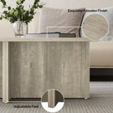 Luoxiao Rectangle Coffee Table 47 inch Modern Coffee Table for Living Room Scandinavian Center Table Minimalist Tea Table Low Table Tatami Table Zen Coffee Table (Wood) Luoxiao