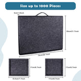 Pllieay 1000 Pieces Jigsaw Puzzle Board with 6 Drawers and Cover, 30"x22" Felt Jigsaw Puzzle Table for Adults, Portable Puzzle Organizer & Storage System, Puzzle Accessories Birthday Gift Pllieay