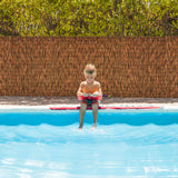 SHYDZYYC Brown 6FT X 16.4FT Reed Fencing Roll, Balcony Privacy Reed Shade Bamboo Fencing Garden Fence Border, Wind Block Sunshade Fence Screen for Outdoor Yard Patio Flower Bed Edge SHYDZYYC