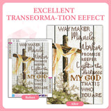 GEEHEIY Religious Diamond Art Kits for Adults, 5D Christian Cross Diamond Painting Kits for Beginner, DIY Jesus Cross Gem Art Dots for Adults, Perfect for Home Wall Decor 12x16 Inch GEEHEIY