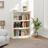 Bevfint Bookcase, Open Storage Book Cases/Shelves, Floor Standing Indoor Furniture 3 Shelf Book case for Farmhouse Library Office Bedroom Kids, White - 3 Tier Bevfint