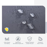 MELLCOM 8 Pieces Patio Furniture Set, Outdoor Wicker Chairs with Ottomans, 3-Seat Sofa & Dining Table, All-Weather Conversation Set with Water-Resistant Cushions & High Back for Garden, Backyard MELLCOM