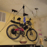 ‌XSTRAP STANDARD Heavy-Duty Block and Tackle Pulley System, 1000LB wCapacity, 5:1 Lifting Power, 50FT Rope Hoist with 2 Soft Loops for Garage, Hunting, Tree Cutting, Deer Hoist, DIY Attic Lift, Black XSTRAP STANDARD