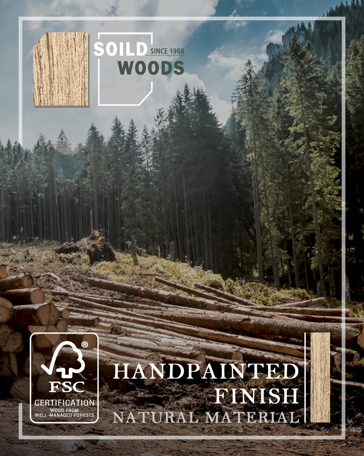 HANASS Farmhouse Pendant Light Fixtures, Wood and Glass Pendant Lighting for Kitchen Island, Rustic Hanging Lights MD89418-B HANASS