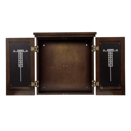 American Legend Traditional Dartboard Cabinet, brown American Legend