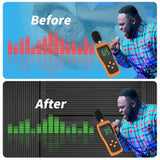 Art3d 4-Pack Wedge Design Acoustic Foam Panels, 48" x 24" x 2" High-Density Soundproof Foam Wall Panels for Wall, Ceiling, Quick-Recovery Noise Dampening Panels for Office, Studio and Home Art3d