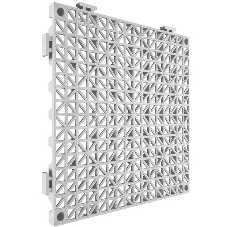 Happybuy Tiles Interlocking 50 PCS Gray, Drainage Tiles 12x12x0.6 Inches, Deck Tiles Outdoor Floor Tiles, Outdoor Interlocking Tiles, Deck Flooring for Pool Shower Bathroom Deck Patio Garage Happybuy