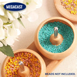 Bead Spinner Making Kit for Jewelry Making, DIY Seed,Clay Beads, Waist Beads, Bracelets with 2 Bowl and 2 Needles MegaCast