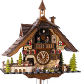Cuckoo Palace Cuckoo Clock Deer Park Mill Station Chalet-Style 33cm Quartz-Movement Cuckoo Palace