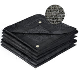 SUNNY GUARD 70% Shade Cloth, 20x20ft Mesh Tarp with Grommets, Shade Tarp for Garden, Plant, Canopy, Patio, Greenhouse, Pergola,Black SUNNY GUARD