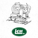 LEM Products 7 ½ Inch Electric Meat Slicer Machine with a Stainless Steel Serrated Blade LEM