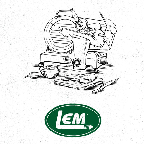 LEM Products 7 ½ Inch Electric Meat Slicer Machine with a Stainless Steel Serrated Blade LEM