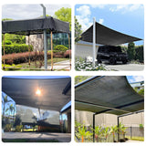 SUNNY GUARD 70% Shade Cloth, 20x20ft Mesh Tarp with Grommets, Shade Tarp for Garden, Plant, Canopy, Patio, Greenhouse, Pergola,Black SUNNY GUARD