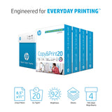 HP Printer Paper | 8.5 x 11 Paper | Copy &Print 20 lb | 4 Bulk Pack Case - 3000 Sheets | 92 Bright | Made in USA - FSC Certified | 200030C HP