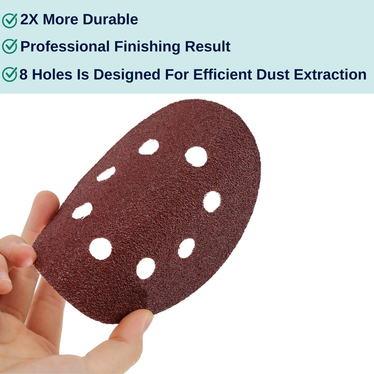 Bates- Sanding Discs 5 Inch 8 Hole, 30 Pack, Assorted Grits 40 80 120 220 320 600, Sanding Discs, Sanding Pads, Hook and Loop Sanding Disc, 8 Hole Sanding Discs, Round Sandpaper Discs, 5 inch Sanding Bates Choice