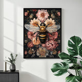 Paint by Numbers for Adult, Bee Paint by Numbers Kit for Adults Beginners, DIY Acrylic Painting on Canvas for Home Wall Art Decor 16x20 Inch Mandun