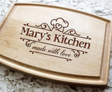 Personalized Mr and Mrs Cutting Board Wedding Gift for Couple Custom Cutting Board Housewarming Gift TEEAMORE