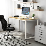 SHW 48" Home Office Computer Desk, 24" Deep, Oak SHW