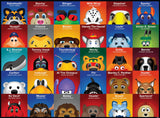MasterPieces 100 Piece Sports Puzzle for Kids - NHL Mascots 100pc Puzzle - 14"x19" Masterpieces